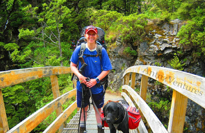 Antnz (left) and ADNZ Ben (right) on the iconic Rangiwahia Bridge
