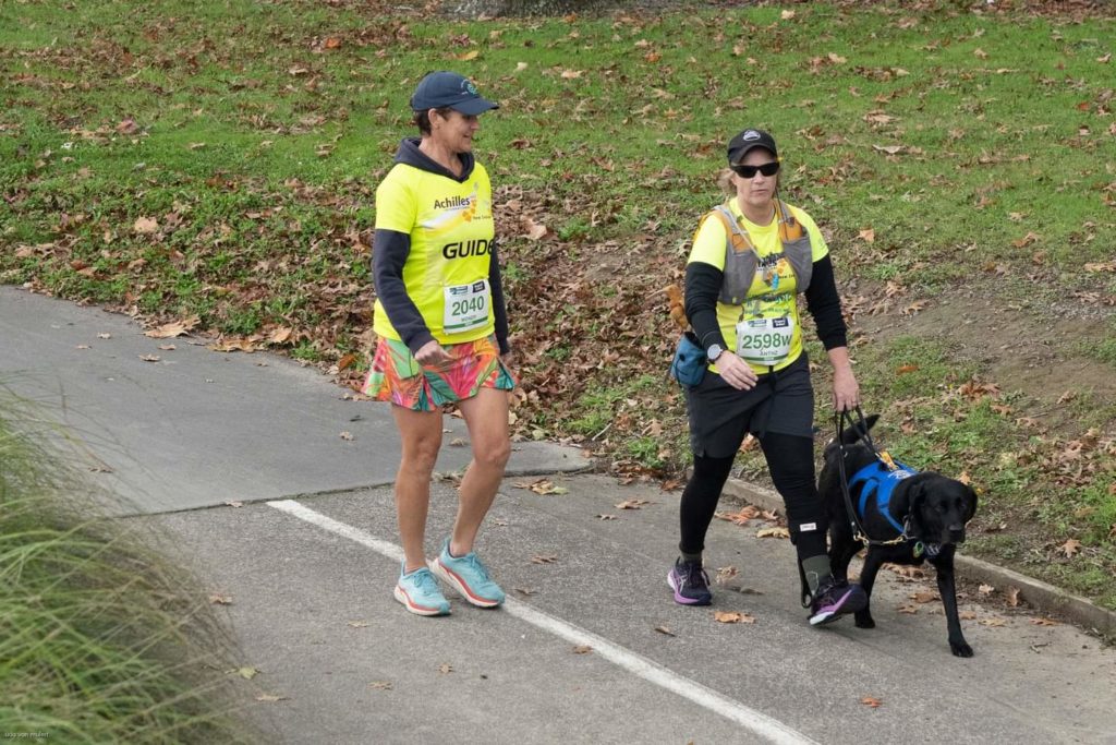 Antnz and Wendy discussing how quickly we made it down the hill